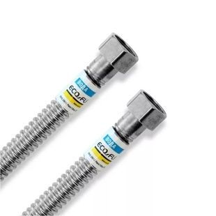 Шланг гибкий для подключения воды ECO-FLEX Супер вн-вн 1/2"x1/2" 200 см нержавеющая оплетка WS1FF200