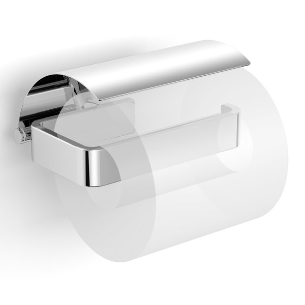 Держатель туалетной бумаги с крышкой VOLLE TEO хром металл 15-88-440