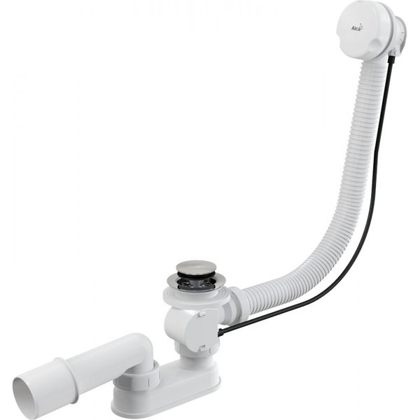 Сифон для ванної ALCAPLAST впуск 70мм із тросом білий A51B