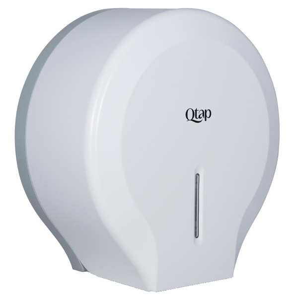 Диспенсер для туалетного рулонного паперу Q-TAP Drzak QTDP112WP подвесной пластиковий білий