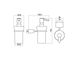 Дозатор для жидкого мыла настенный EMCO Logo2 хром 245мл пластик 3021 001 00 2 из 3