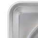 Мийка для кухні із нержавіючої сталі прямокутна ZERIX Z6350-08-180MD 630x500x180мм мікротекстура 0.8мм із сифоном ZS0572 2 з 3