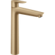 Cмеситель для умывальника однорычажный с высоким изливом HANSGROHE TALIS E бронза латунь с донным клапаном 71716140 1 из 2