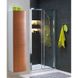 Двері скляні для душової ніші розсувні KOLO GEO 6 120x190см прозоре скло 6мм профіль хром GDRS12222003A 3 з 3