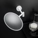 Косметичне дзеркало COSMIC Black&White 2510585 кругле підвісне металеве біле 3 з 5