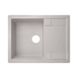 Кухонная мойка керамогранитная прямоугольная LIDZ GRA-09 500мм x 650мм серый без сифона LIDZGRA09650500200 1 из 4
