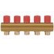 Коллектор для водопровода ICMA 5 контуров 1"/3/4" 1105 (Red) 871105PQ0511 3 из 3