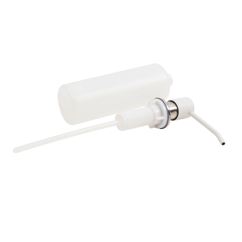 Дозатор врізний для кухонної мийки PLATINUM SA001 на 300мл пластиковий білий PLS-A43313