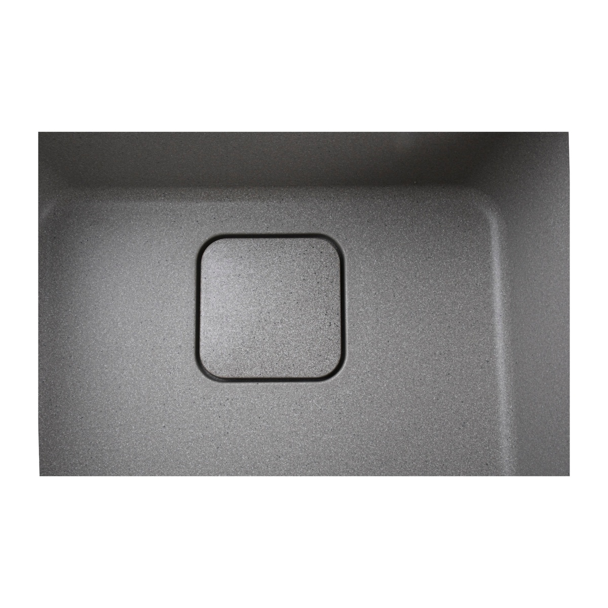 Раковина на кухню керамическая квадратная GLOBUS LUX BARBORA 510мм x 510мм серый без сифона 000013966