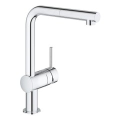 Змішувач для кухні із висувною лійкою GROHE Minta 32168000 хром латунь CV030529