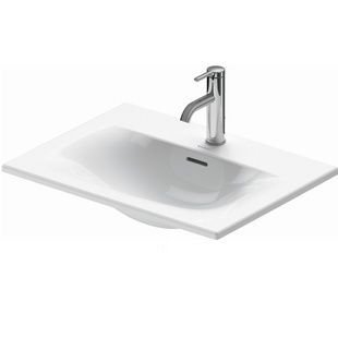 Умивальник врізний DURAVIT Viu на стільницю 600x450x185мм прямокутний білий 0385600000