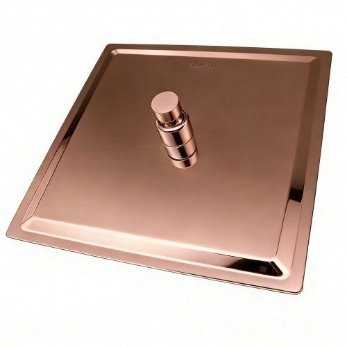 Лійка для верхнього душу GRACE KE-077 250мм латунь золото TS611 GOLD RED 25cm