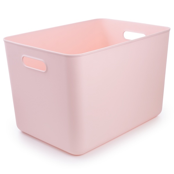 Ящик для хранения MVM пластиковый розовый 250x257x360 FH-14 XXL LIGHT PINK