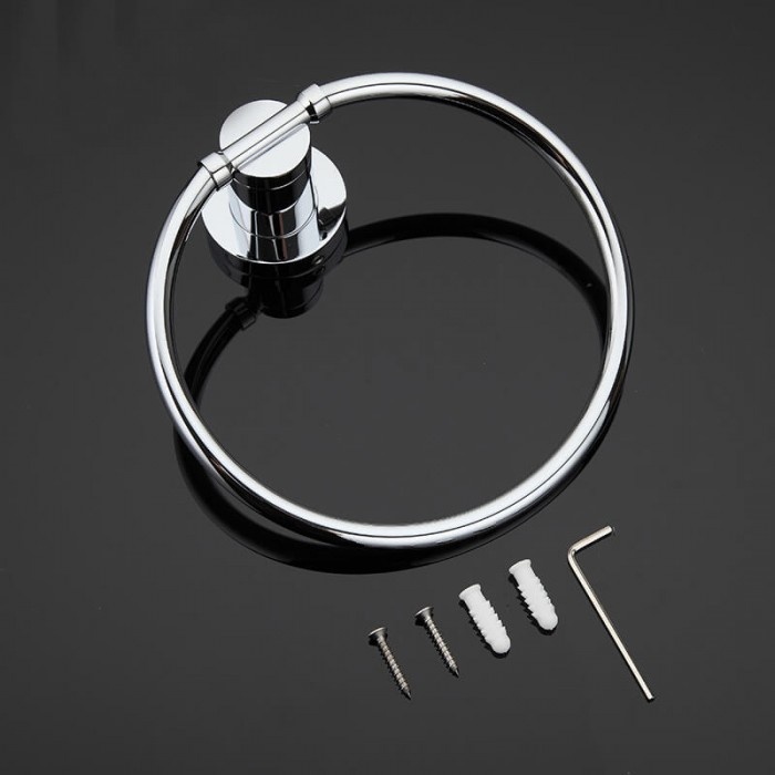 Держатель-кольцо для полотенец GAPPO G1804 175мм округлый металлический хром