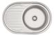 Мийка для кухні із нержавіючої сталі овальна KRONER KRP 770x500x160мм матова 0.6мм із сифоном CV022787 1 з 5