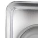 Мийка для кухні із нержавіючої сталі квадратна ZERIX Z4848-06-160D 480x480x160мм мікротекстура 0.6мм із сифоном ZM0558 3 з 4