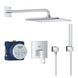 Душова система прихованого монтажу GROHE Eurocube із верхнім душем латунь хром 25238000 1 з 7