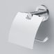 Держатель для туалетной бумаги с крышкой AM.PM X-Joy округлый металлический хром A85A341400 3 из 8