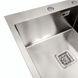 Мийка для кухні із нержавіючої сталі квадратна PLATINUM Handmade HSBB 500x500x220мм глянцева 1мм із сифоном PLS-A36993 6 з 7