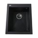 Мийка на кухню керамічна прямокутна GLOBUS LUX LAMA 410мм x 500мм чорний без сифону 000006136 1 з 5