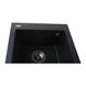 Мийка на кухню керамічна прямокутна GLOBUS LUX LAMA 410мм x 500мм чорний без сифону 000006136 3 з 5