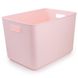 Ящик для хранения MVM пластиковый розовый 250x257x360 FH-14 XXL LIGHT PINK 1 из 10