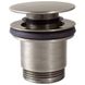 Донний клапан натискний для раковини TRES Docce мм без переливу метал 1 1/4" глянцевий сатин 24284001AC 1 з 2
