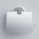 Тримач для туалетного паперу із кришкою AM.PM X-Joy округлий металевий хром A85A341400 4 з 8