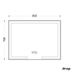 Зеркало прямоугольное для ванной VILLEROY&BOCH VERITY LINE 70x80см c подсветкой сенсорное включение B4328000 2 из 3