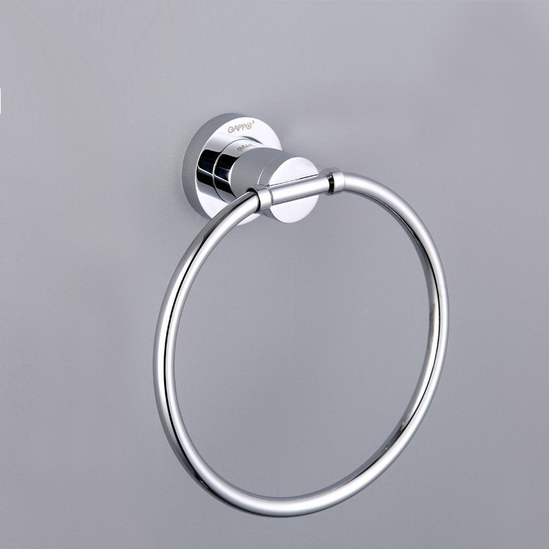 Держатель-кольцо для полотенец GAPPO G1804 175мм округлый металлический хром