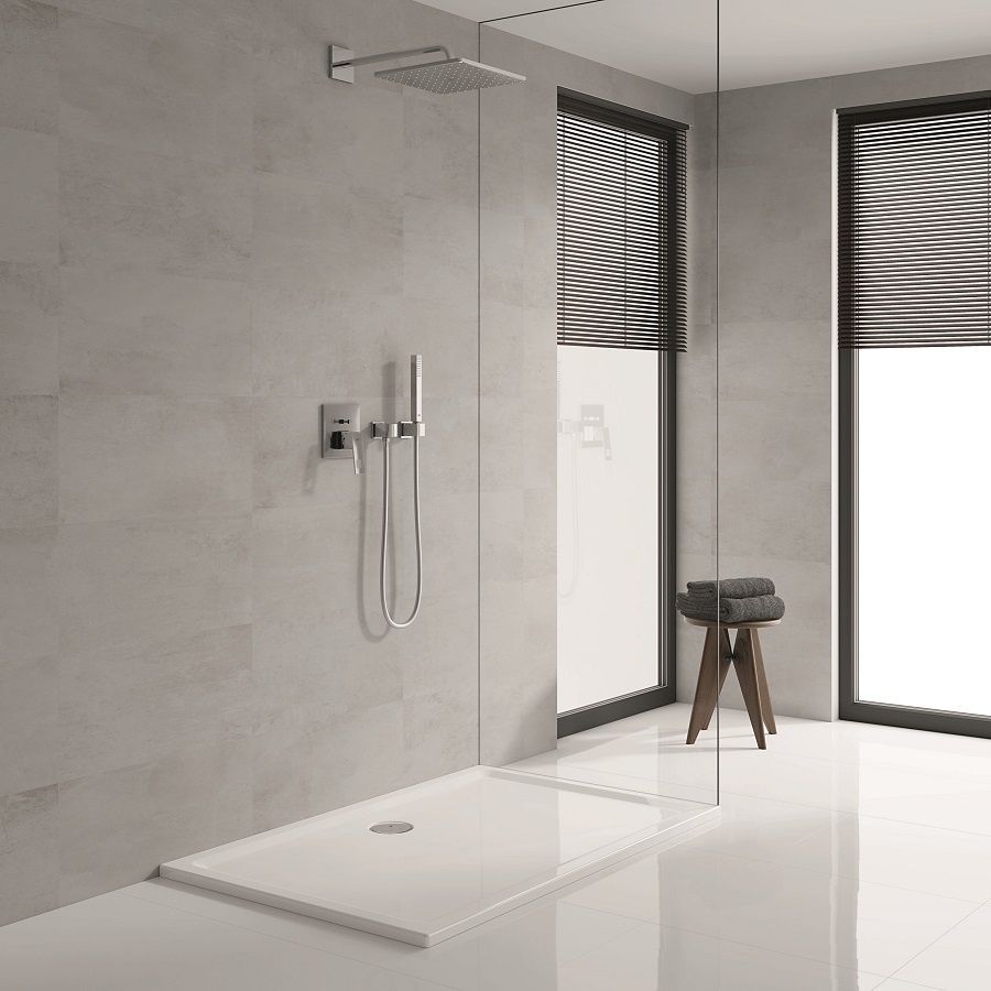 Душова система прихованого монтажу GROHE Eurocube із верхнім душем латунь хром 25238000