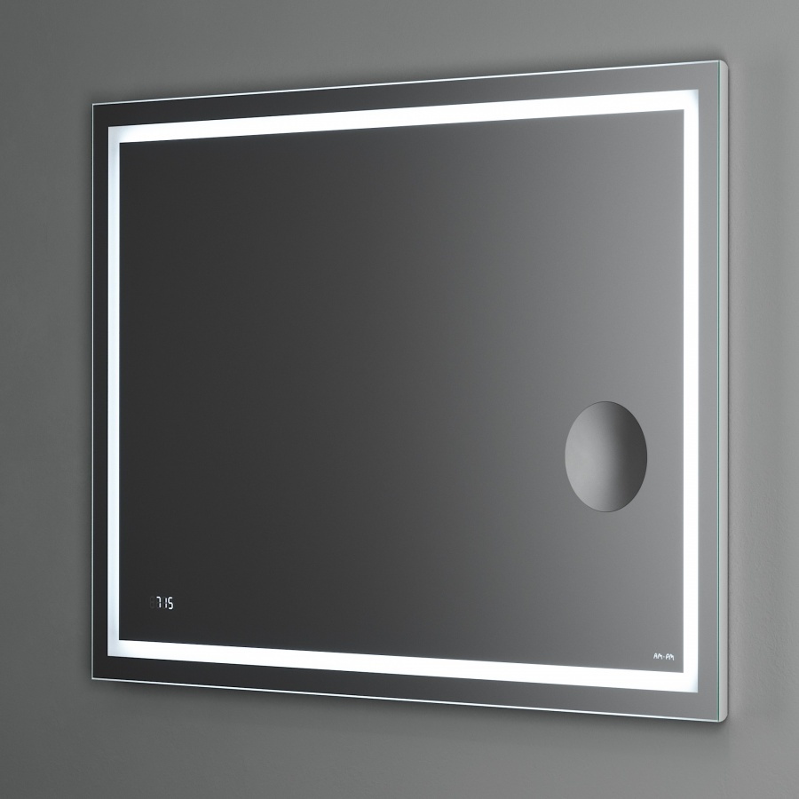 Зеркало прямоугольное для ванной AM.PM GEM 70x100см c подсветкой прямоугольное M91AMOX1003WG38