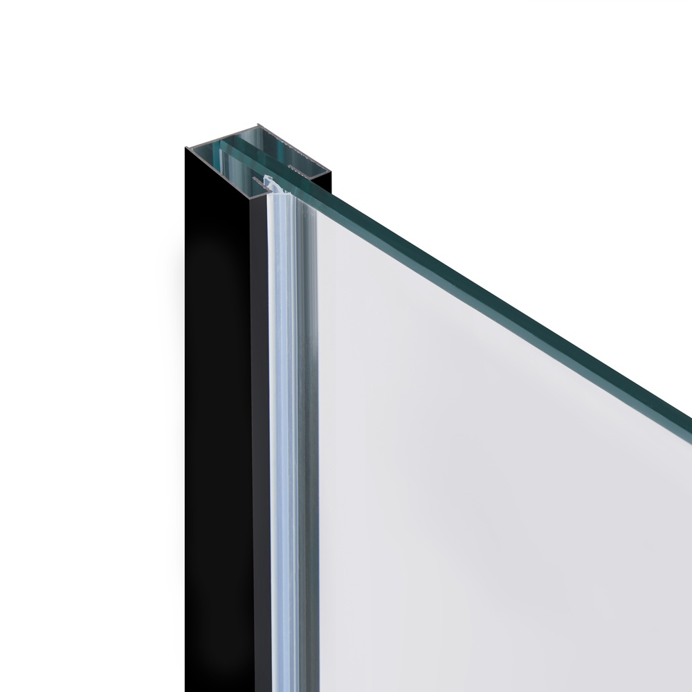 Стенка стеклянная для душа с держателем 190x90см Q-TAP Walk-In Standard стекло прозрачное 8мм STDBLM209C8