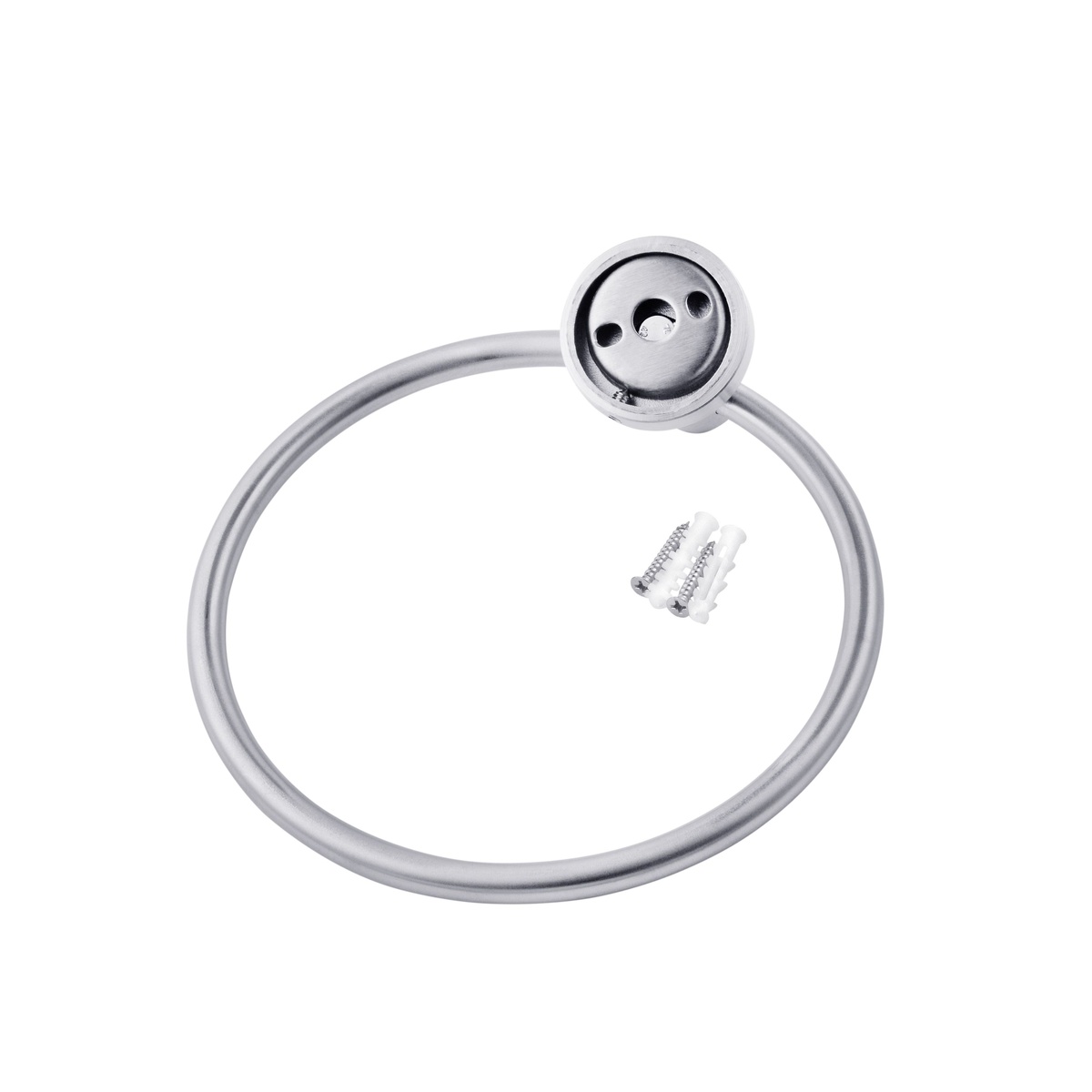 Держатель-кольцо для полотенец KRONER Edelstahl Klassisch CV025642 163мм округлый из нержавеющей стали сатин