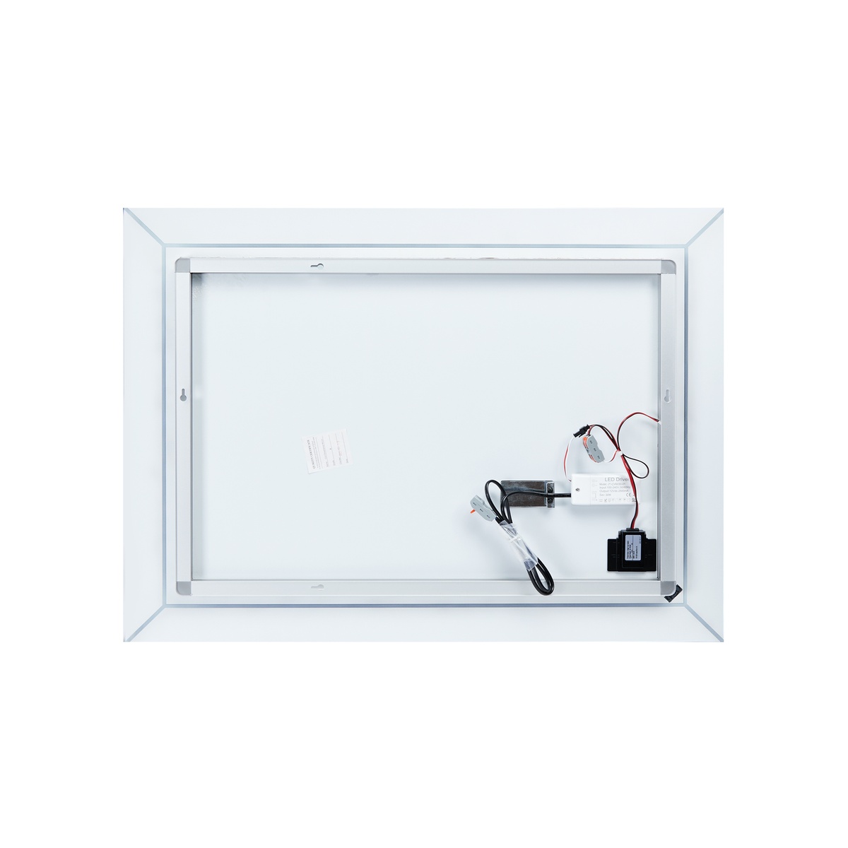 Зеркало прямоугольное в ванную Q-TAP Aries 60x80см c подсветкой сенсорное включение QT037816016080W