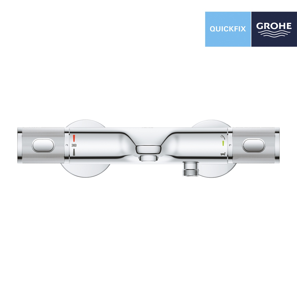 Cмеситель для ванны с термостатом GROHE QuickFix Precision Feel 34788000 хром латунь CV033576