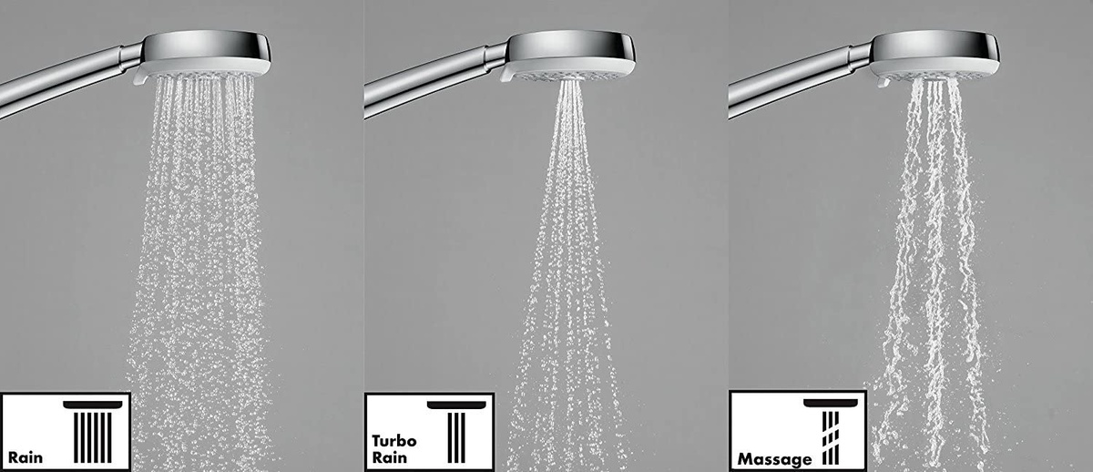 Ручной душ мульти-поток HANSGROHE Crometta 100 Multi 100мм хром пластик 26823400