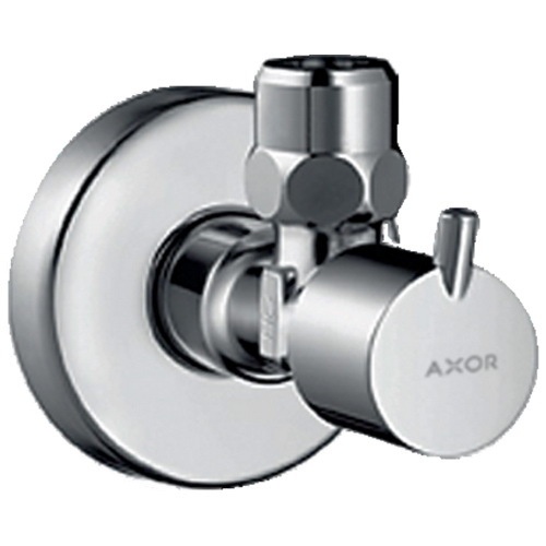 Кран шаровой бытовой HANSGROHE AXOR угловой 1/2"x3/8" нр-нр 51310000