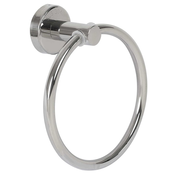 Держатель-кольцо для полотенец PLATINUM 63 TMI (9710) 165мм округлый из нержавеющей стали хром PLS-A32628