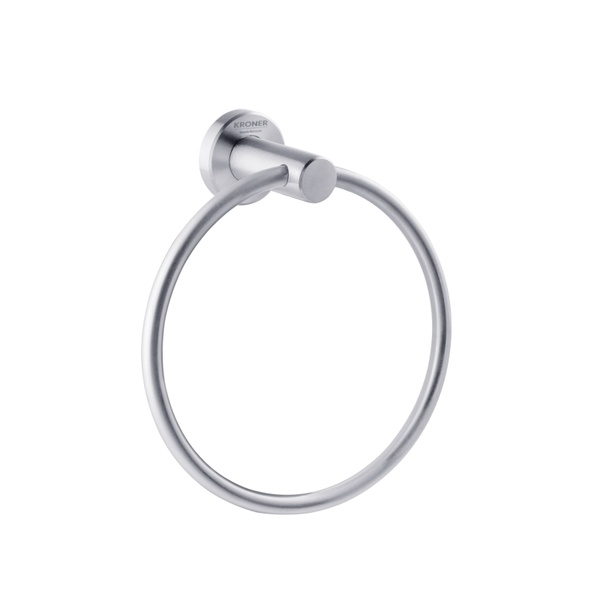 Держатель-кольцо для полотенец KRONER Edelstahl Klassisch CV025642 163мм округлый из нержавеющей стали сатин
