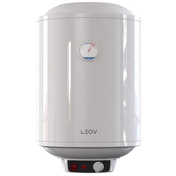 Бойлер електричний вертикальний 30л LEOV LV Slim мокрий тен 1.5кВт 550x360x360мм 000019729
