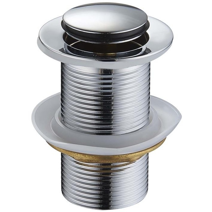 Донний клапан натискний для раковини MEXEN без переливу латунь 1 1/4" глянцевий хром MEX-79915-00