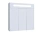 Шкафчик подвесной с зеркалом в ванную AQUARIUS POLA 80x80x17.5см c подсветкой белый AQ-U1112482579 1 из 4