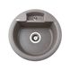 Мийка на кухню гранітна кругла GLOBUS LUX GURON 480x480мм моко без сифону 000023486 1 з 5