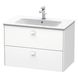 Тумба під умивальник DURAVIT Brioso 82x55.3x47.9см підвісна біла BR410201818 1 з 9