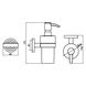 Дозатор для жидкого мыла EMCO настенный на 245мл округлый пластиковый хром 072100102 2 из 3