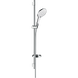 Душовий набір HANSGROHE Raindance Select Unica'S Puro 27803400 із ручною лійкою, шлангом та стійкою 1008мм хром/білий 1 з 6