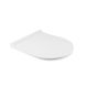 Унитаз-компакт напольный безободковый белый Q-TAP Kolibri сиденье микролифт выпуск в стену QT1022C667PW 7 из 15