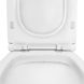 Унитаз-компакт напольный безободковый белый Q-TAP Kolibri сиденье микролифт выпуск в стену QT1022C667PW 5 из 15