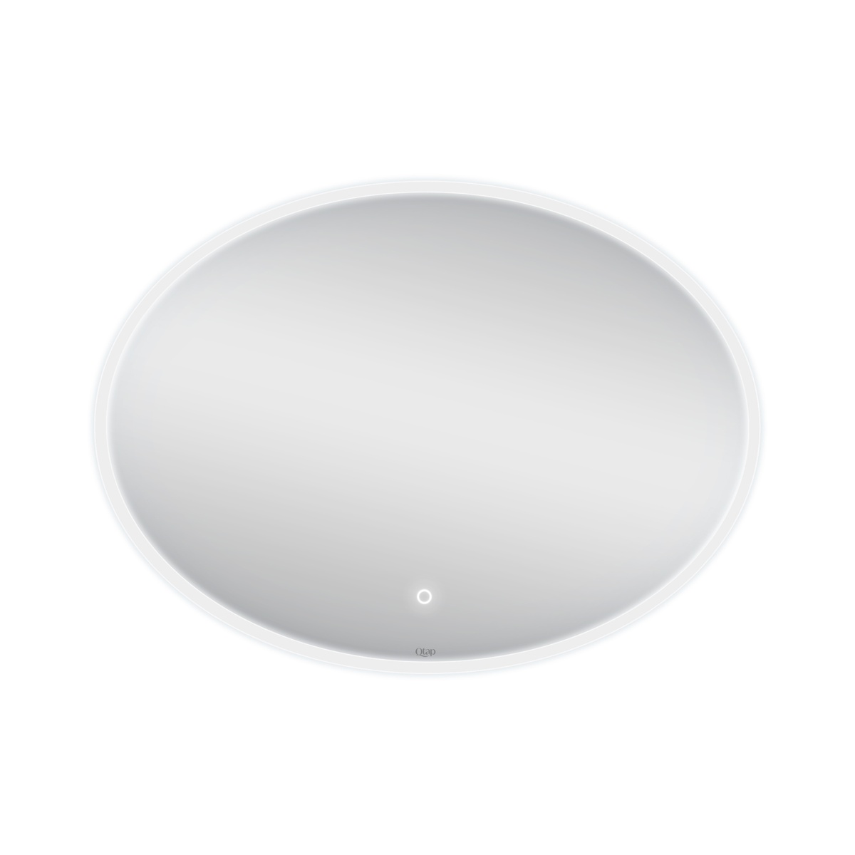 Зеркало овальное для ванны Q-TAP Virgo 58x78см c подсветкой сенсорное включение QT18783502W